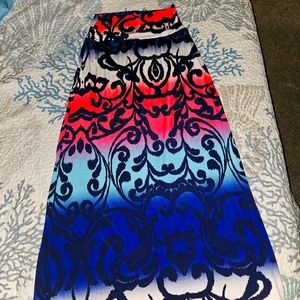 Colorful maxi skirt